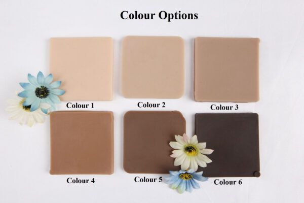 Breast forms colour options