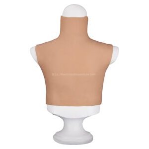 High Neck Silicone Breast Forms Crossdresser Boobs Drag Queen Breastplate A Cup (3)