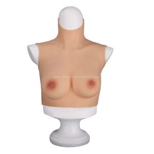 High Neck Silicone Breast Forms Crossdresser Boobs Drag Queen Breastplate B Cup (5)