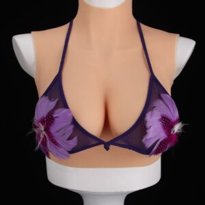 high neck silicone breast forms crossdresser boobs drag queen breastplate v6 c cup