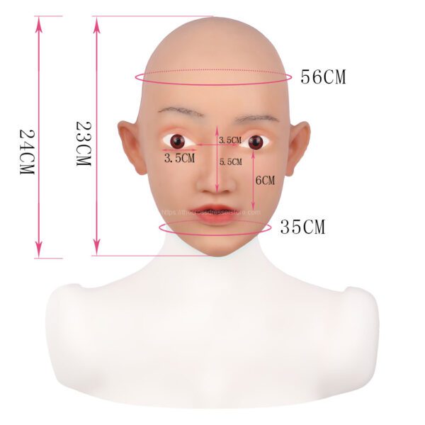 Realistic Silicone Head Mask Crossdresser Masks Female Avalon (11)