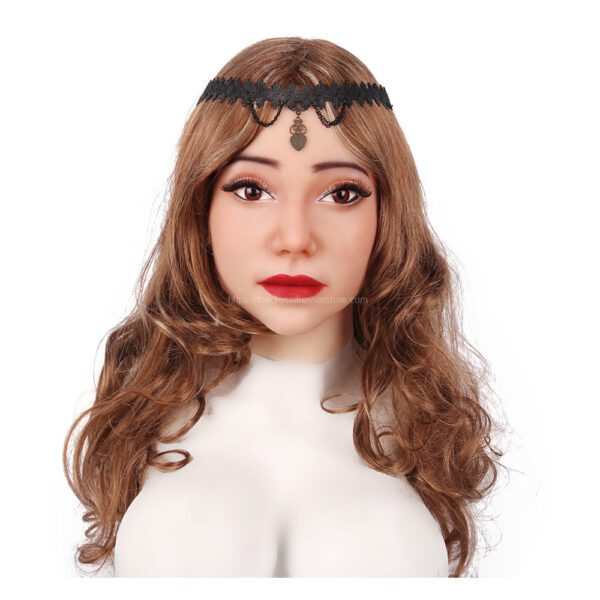 Realistic Silicone Head Mask Crossdresser Masks Female Belinda (11)