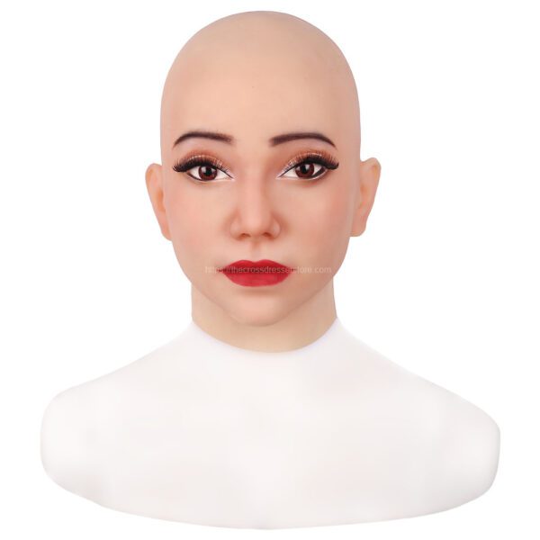 Realistic Silicone Head Mask Crossdresser Masks Female Belinda (8)