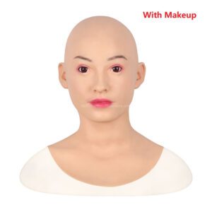 Realistic Silicone Head Mask Crossdresser Masks Female Caroline (2) - Copy