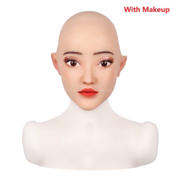Realistic Silicone Head Mask Crossdresser Masks Female Hayley (5)