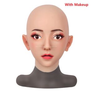 Realistic Silicone Head Mask Crossdresser Masks Female Kris (6)