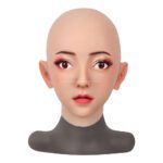 Realistic Silicone Head Mask Crossdresser Masks Female Kris (6) - Copy