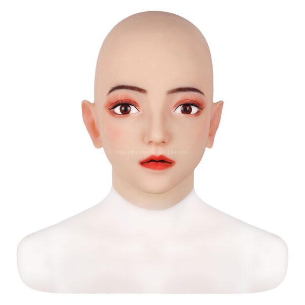 Realistic Silicone Head Mask Crossdresser Masks Female Nicole (3) - Copy