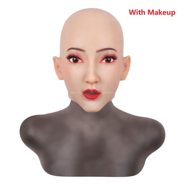 Realistic Silicone Head Mask Crossdresser Masks Female V4 Sarah (6)