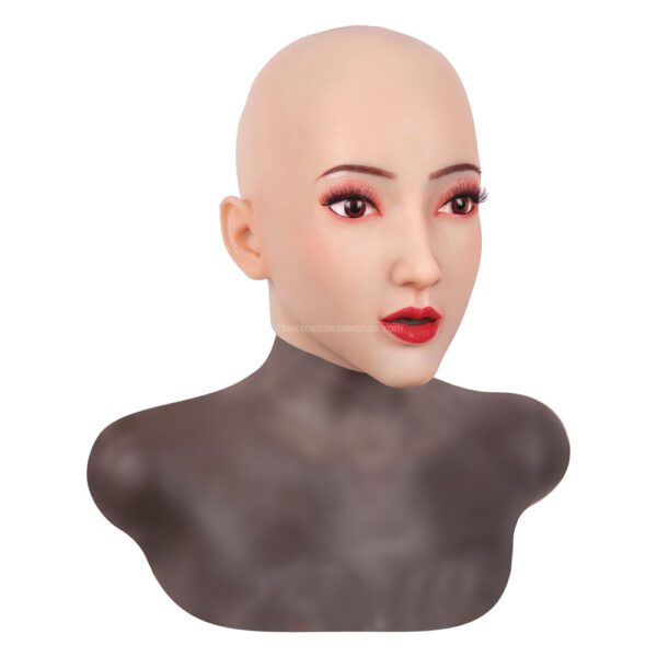 Realistic Silicone Head Mask Crossdresser Masks Female V4 Sarah (7)