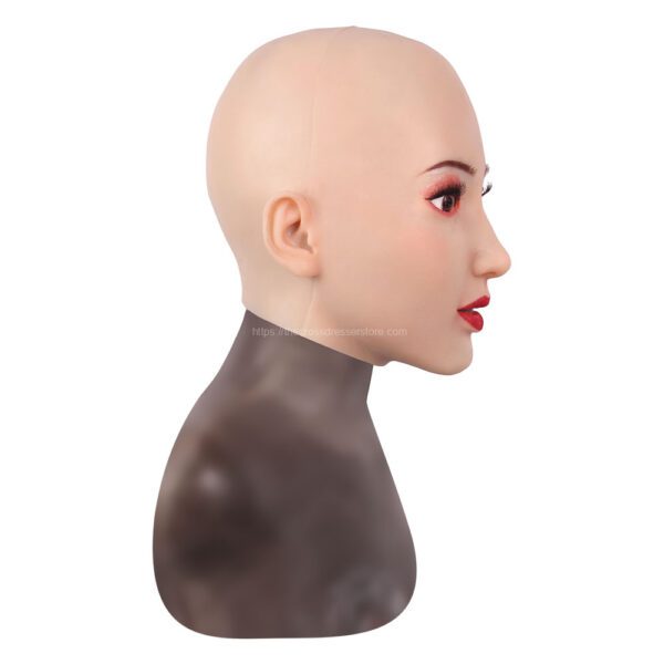 Realistic Silicone Head Mask Crossdresser Masks Female V4 Sarah (8)