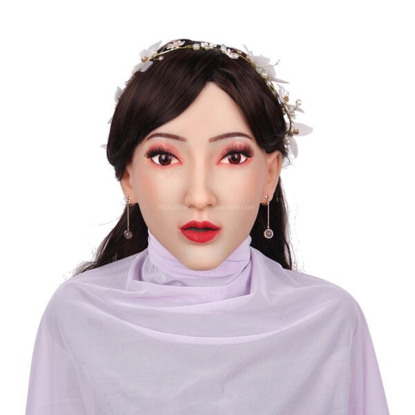 Realistic Silicone Head Mask Crossdresser Masks Female V4 Sarah (9)