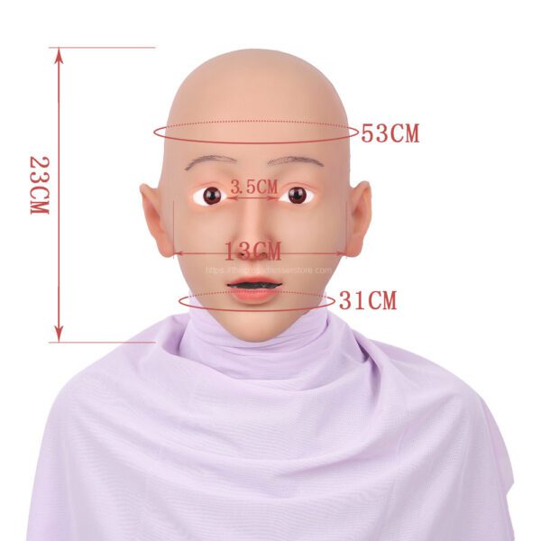 Realistic Silicone Head Mask Crossdresser Masks Female Whitney (12)