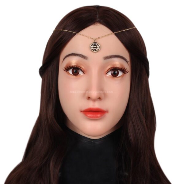 Realistic Silicone Head Mask Crossdresser Masks Female Whitney (13)