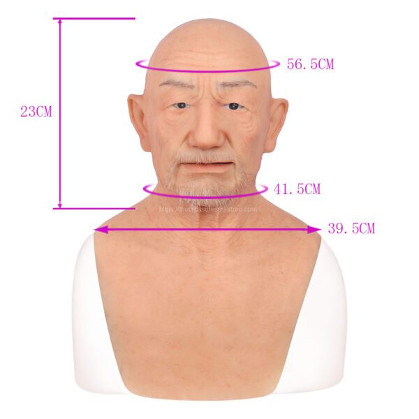 Realistic Silicone Head Mask Crossdresser Masks Male Steven (1)