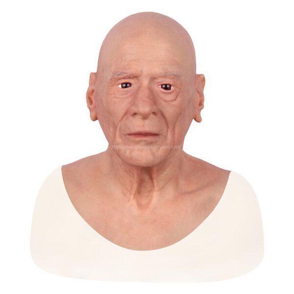 Realistic Silicone Head Mask Crossdresser Masks with Shoulder Male Tom (2)
