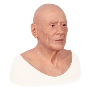 Realistic Silicone Head Mask Crossdresser Masks with Shoulder Male Tom (3)