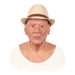 Realistic Silicone Head Mask Crossdresser Masks with Shoulder Male Tom (6)
