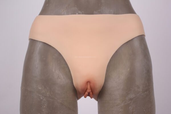 Silicone Brief Functional Triangle Fake Vagina Pant Crossdresser Underwear(25)