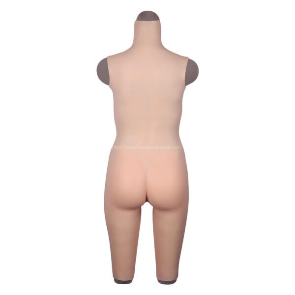 Silicone Full Bodysuit Crossdresser Bodysuits Half Length V4 D Cup Size M (5)