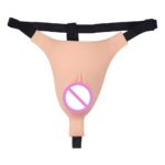 silicone gaff t back tong fake vagina pant crossdresser underwear v4