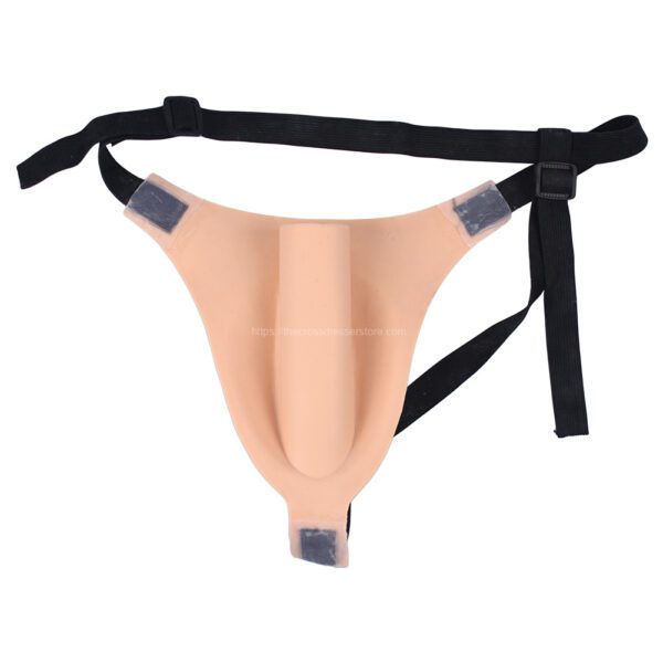Silicone Gaff T-back Tong Vagina Pant Crossdresser Underwear (5)
