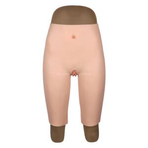 Silicone Vagina Panties Fake Vagina Pant Half Length Standard Size (2)