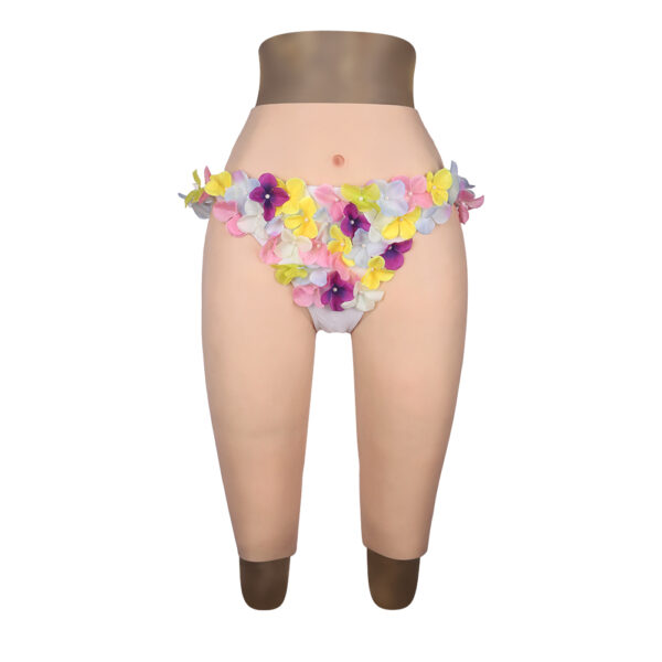 silicone vagina panties fake vagina pant hip enhance half length v5 size m