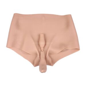 Silicone Vagina Panties Fake Vagina Pant Hip Enhance Quarter Length Size L (11)