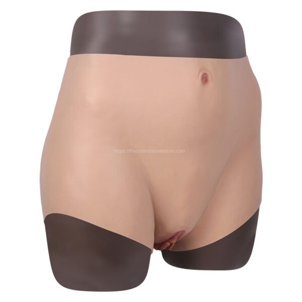 Silicone Vagina Panties Fake Vagina Pant Hip Enhance Quarter Length Size L (3)