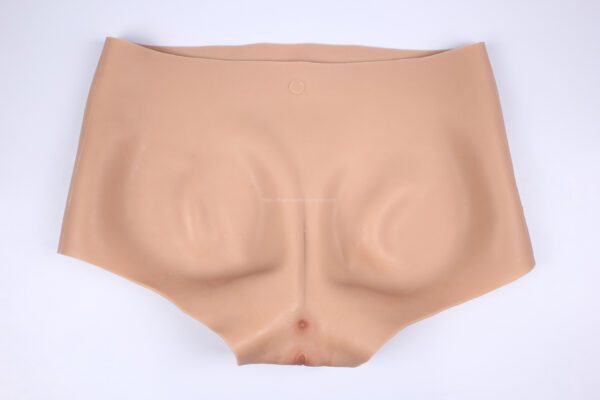 Silicone Vagina Panties Fake Vagina Pant Hip Enhance Quarter Length Size L(57)
