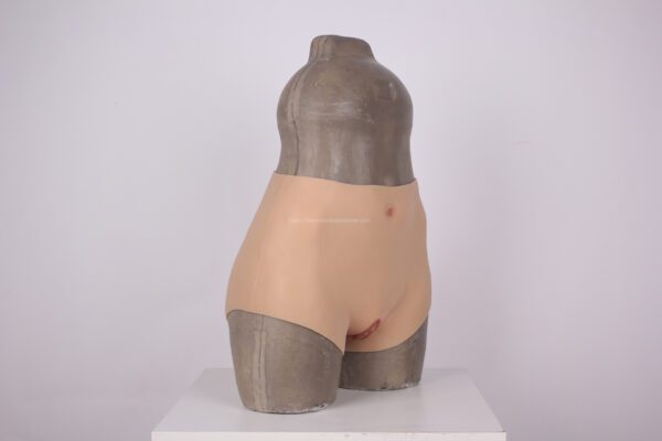 Silicone Vagina Panties Fake Vagina Pant Hip Enhance Quarter Length Size S(15)