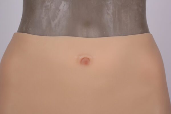 Silicone Vagina Panties Fake Vagina Pant Hip Enhance Quarter Length Size S(24)