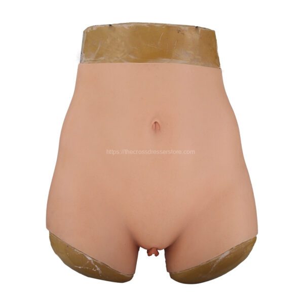 Silicone Vagina Panties Fake Vagina Pant Hip Enhance Quarter Length V6 Size L (5)
