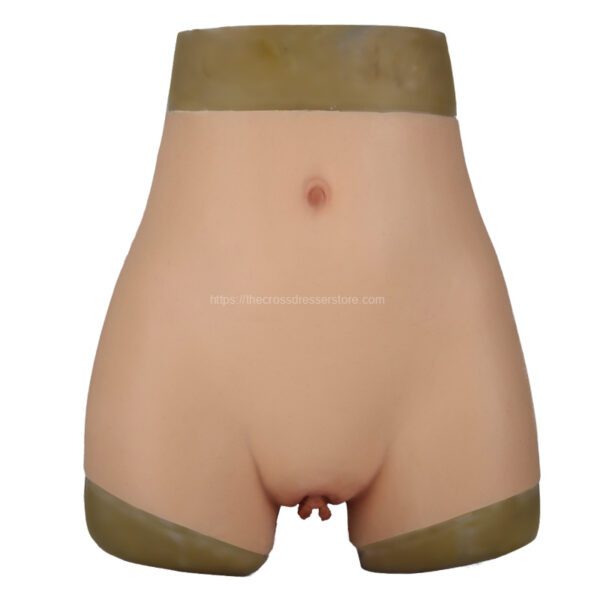 Silicone Vagina Panties Fake Vagina Pant Hip Enhance Quarter Length V6 Size S (5)