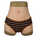 silicone vagina panties fake vagina pant hip enhance quarter length v6 size s