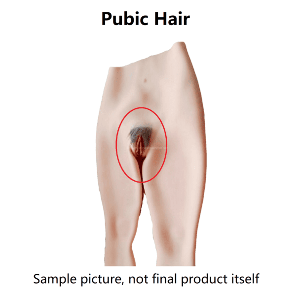 Silicone-Vagina-Panties-Fake-Vagina-Pant-Three-Quarter-Length-Standard-Size-pubic-hair