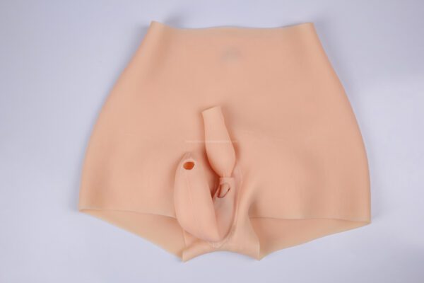 Silicone Vagina Panties Functional Fake Vagina Pant Hip Enhance Quarter Length（11） (1)