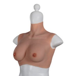 Upgrade High Neck Silicone Breast Forms Crossdresser Boobs Drag Queen Breastplate B Cup (4)