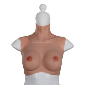 Upgrade High Neck Silicone Breast Forms Crossdresser Boobs Drag Queen Breastplate C Cup (6)
