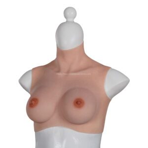Upgrade High Neck Silicone Breast Forms Crossdresser Boobs Drag Queen Breastplate D Cup (6)