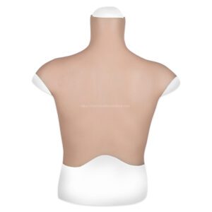 high neck silicone breast forms crossdresser boobs breastplate v7 c cup men size m (5)