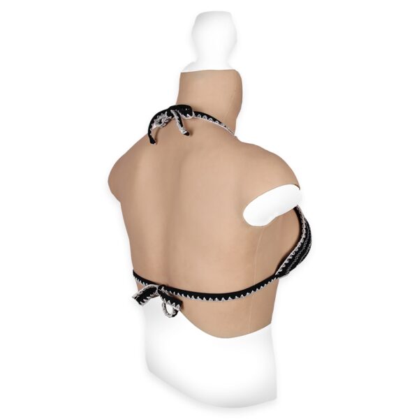high neck silicone breast forms crossdresser boobs breastplate v7 e cup men size l