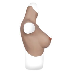high neck silicone breast forms crossdresser boobs breastplate v7 e cup size m (3)