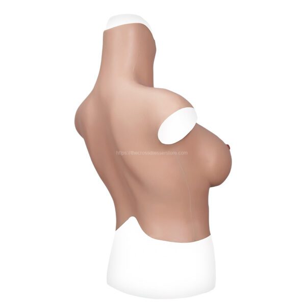 high neck silicone breast forms crossdresser boobs breastplate v7 e cup size s (4)