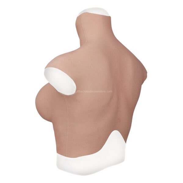 high neck silicone breast forms crossdresser boobs breastplate v7 h cup men size l (6)