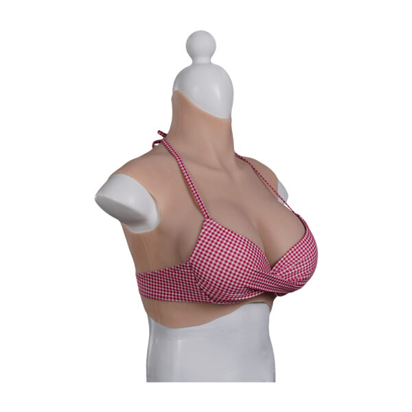 high neck silicone breast forms crossdresser boobs breastplate v8 c cup size l