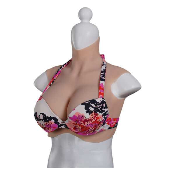 high neck silicone breast forms crossdresser boobs breastplate v8 e cup size m