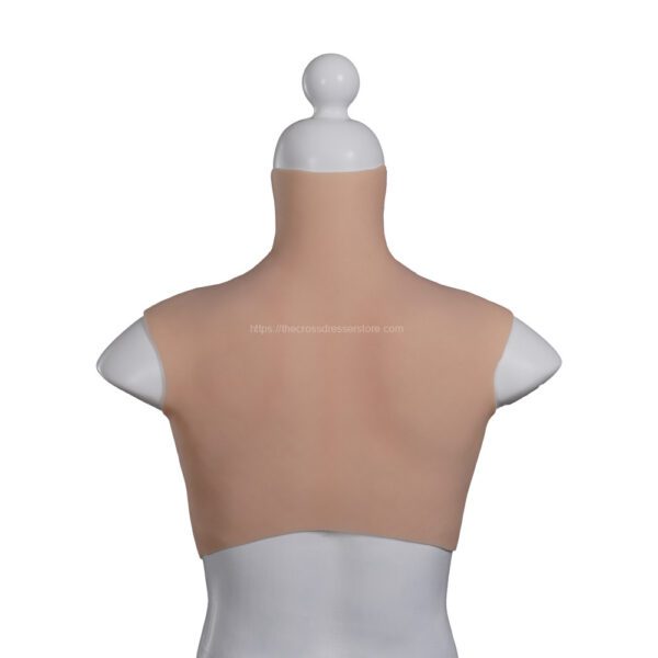 high neck silicone breast forms crossdresser boobs breastplate v8 e cup size m (9)