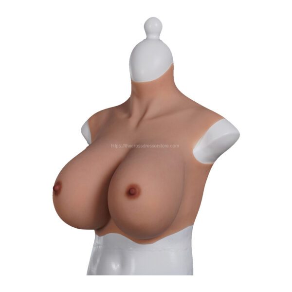 high neck silicone breast forms crossdresser boobs breastplate v8 s cup size m (4)